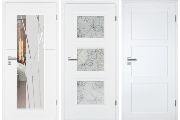 Bíle lakované dveře PRÜM jsou ideální volbou pro dokonalý vzhled tón v tónu a zároveň dotvářejí místnost svým kvalitním provedením.