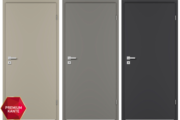 Dveře PRÜM v neutrálních barvách přesvědčí svou elegancí a v kombinaci s velmi odolnou prémiovou hranou jsou dokonalým řešením pro všechny interiéry