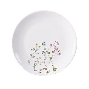 Talíř s dekorem lučního kvítí, porcelán, Ø 24 cm, cena 248 Kč